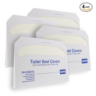 Half Fold Flushable Toilet Seat Cover Disposable Paper Toilet Seat Cover